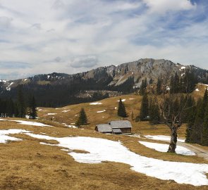 Horské údolí Schneetal v pohoří Schneealpe
