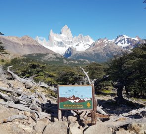 One of the marked viewpoints on Fitz Roy