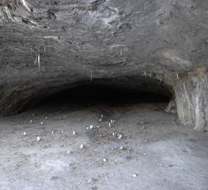 Vnitřní prostory jeskyně Pekarna