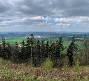 View during ascent towards Ostrava