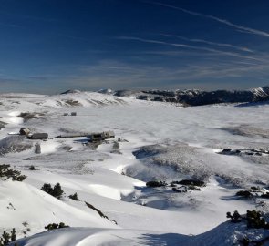 Pohled na náhorní plošinu Schneealpe