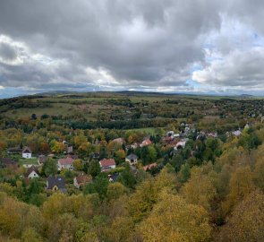 Views towards the Bohemian Central Mountains