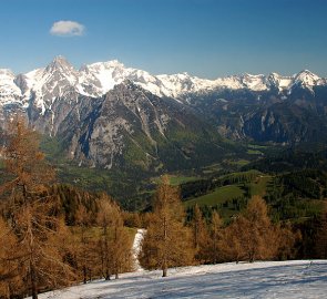 Pohoří Totes Gebirge - nejvyšší partie pohoří