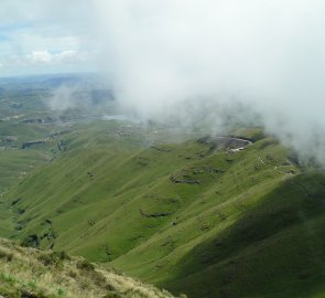 Dračí hory v Jihoafrické republice, pohled do údolí