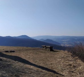 Výhled směrem na Klínovec