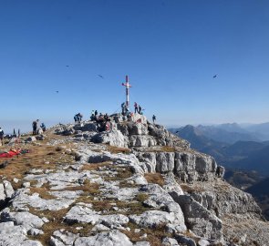Vrchol hory Warscheneck 2 388 m n.m.
