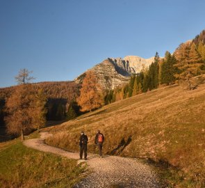 Cesta horským kotlem k hoře Warscheneck