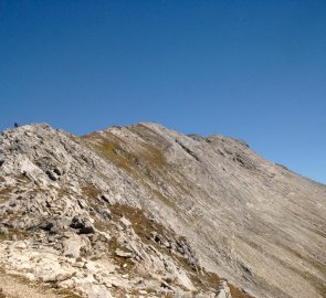 Nejvyšší partie hory Weißeck byly více kamenité