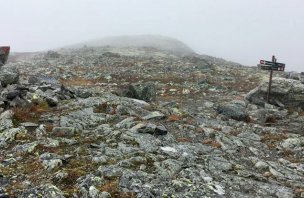 Lehká turistika na vyhlídkovou horu Gaustatoppen v Telemarku