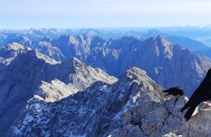 Challenging climb to the highest mountain in Germany - Zugspitze