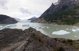 Oblíbený W Trek v parku Torres del Paine v Patagonii
